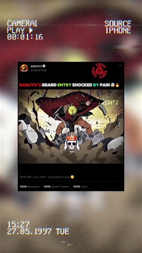 Naruto Grand Entry Shocked By pain 🔥 #naruto #shorts #anime