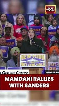 Zohran Mamdani Rallies with Sanders and AOC in NYC