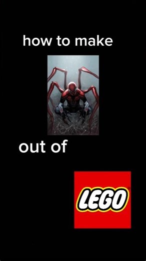 how to make Lego superior spider-man #lego #fyp #viral #shorts #legominifigures #marvel #spiderman