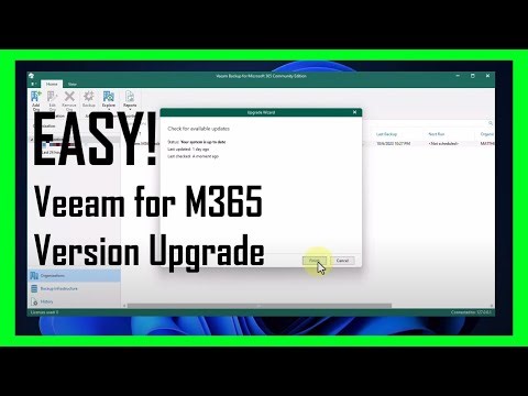 How To Upgrade Veeam For Microsoft 365