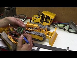 JRP RC - Bruder Bulldozer Rc Conversion Pt 10 Hooking up the electronics
