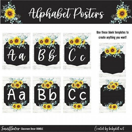 Sunflower Classroom Decor Ideas for Teachers