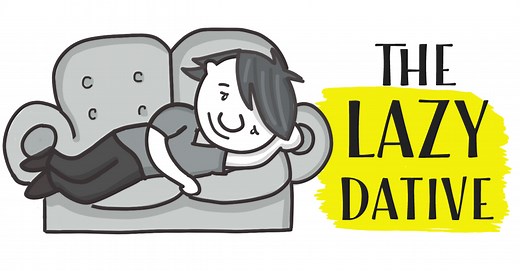 Learn German - Meet the "Lazy Dative" case (with audio)