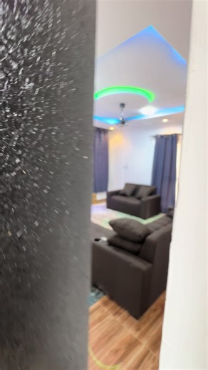 Newly Built Chamber And Hall Self Contained At Madina Lybia Quaters Adjacent To North Legon With Wardrobe, Water Meter, Self Meter, Fans, Fully Fitted Washroom And Kitchen With Cabinets, P.O.P Celling, Dining Area, Washing Machine Area, Balcony, Easy Access To The Main Road For A Year Advance And 5mins Drive To University Of Ghana, 6mins To Wisconsin University. KINDLY NOTE: THE CHAIRS, BED, AC AND CURTAINS ARE NOTE PART OF THE RENT. kindly Call For Quick Response 0246926631. . . . . . . . . . .