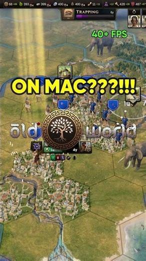 MacBook Air M3 Gaming: Old World (No Fans!) #macgaming #gaming