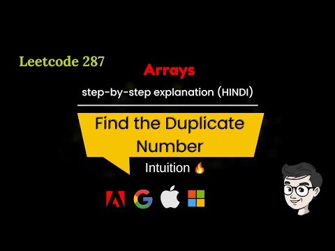 Find the Duplicate number 287 (C++) || Love Babbar 450 || Hindi Explanation