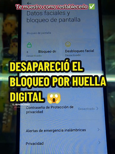 Solución al Bloqueo por Huella Digital Desaparecido