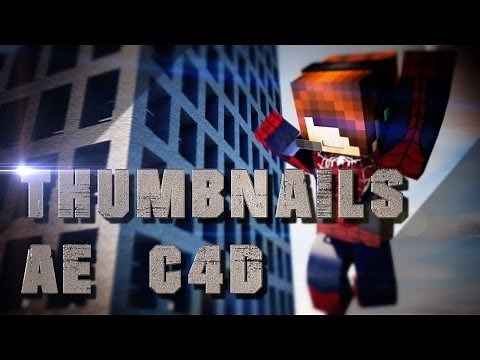 Thumbnail tutorial in After Effects and Cinema 4D (FREE Project file Download) by Psynaps