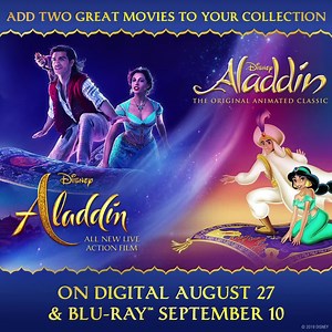Experience the magic of Disney’s Aladdin with the new live-action adventure and the signature edition of the animated classic. Add two great movies to your collection on Digital 8/27 and Blu-ray 9/10: http://di.sn/6004ExIuY | Aladdin