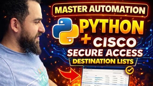 COMPLETE Python + Cisco Secure Access Destination Lists #cisco | Ahsan Abbas