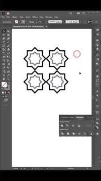 Create Pattern Design in Adobe Illustrator #illustrator #tutorial