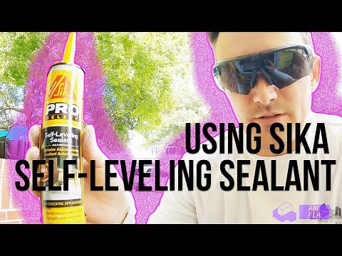 Using the Sika Self-Leveling Pro Select Polyurethane Sealant to seal joint in masonry/concrete