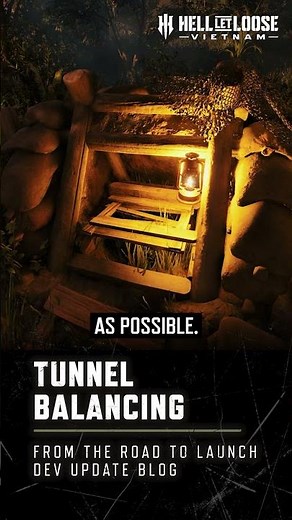 NVA tunnel balancing is coming for launch #hellletloosevietnam