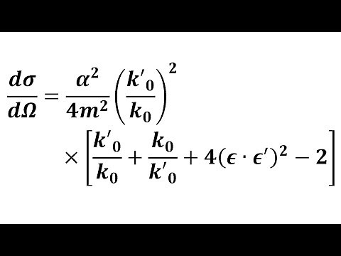 Compton Scattering | Klein-Nishina Formula Derivation | QED | Quantum Field Theory