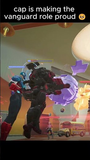 😂 Captain America deflects Magneto's meteor to save Punisher #MarvelRivals