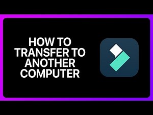 How To Transfer Filmora To Another Computer Tutorial