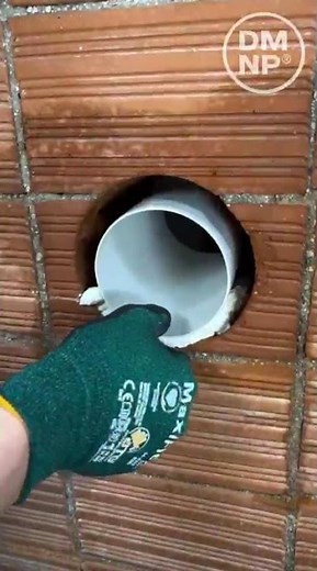 The Ultimate DIY Hack for Running Cables Through Brick Walls 🔌#DIY