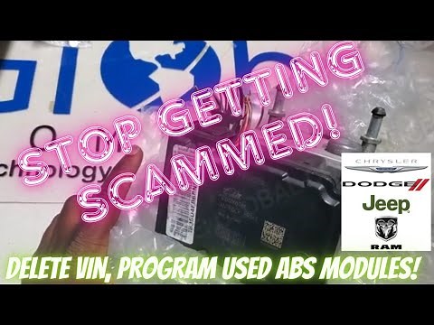 Reset Dodge, Jeep, Chrysler USED ABS modules and VIN number! EASY! CDA6 STOP GETTING SCAMMED!
