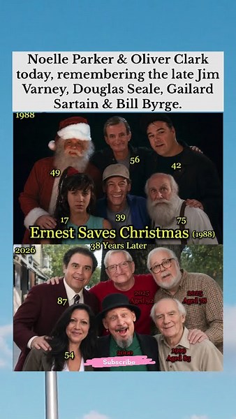 Ernest Saves Christmas Cast: 1988 vs 2026, 38 Years Later! 🎅" #thenandnow