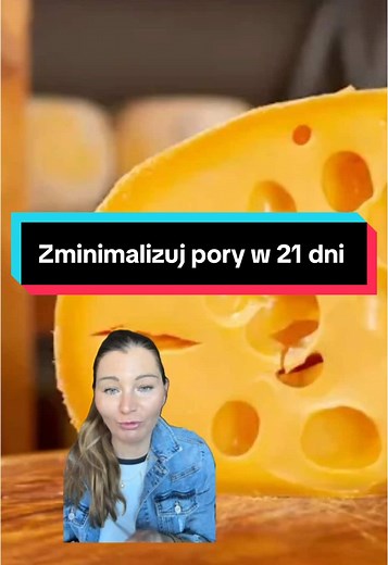 Omawiamy, dlaczego Twoja skóra na twarzy wygląda jak szwajcarski ser, czyli ma rozszerzone pory, i jak to zmienić w ciągu 21 dni. Przyczyny to nadprodukcja sebum, nadmierne zanieczyszczenie i utrata elastyczności. Proponujemy kurację: w tygodniu - głębokie oczyszczanie kwasem salicylowym, w tygodniu - serum z niacynamidem, a w tygodniu - dodanie retinolu. Dzięki temu zmniejszy się ilość wydzielanego sebum, pory się zwężą, a skóra odzyska elastyczność. #skóra #pory #sebum #oczyszczanie #elastyczn