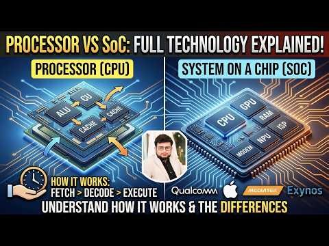 PROCESSOR/ SOC/ MOBILE PROCESSOR/ HOW DOES THE PROCESSOR WORK/ COMPLETE TECHNOLOGY OF PROCESSOR.