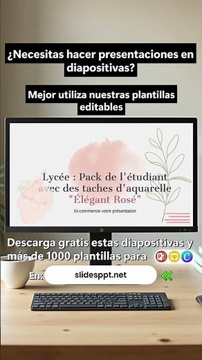 Plantilla de tendencia Aesthetic gratis para PowerPoint, Google Slides y Canva #aesthetic