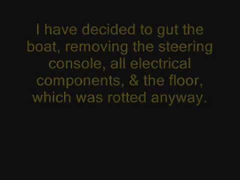 16ft Monark Boat Project Part 1 Aluminum Boat Floor Project