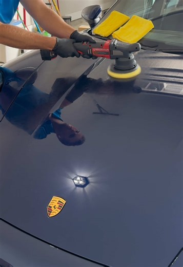 Most people think ceramic coating is just wiping a product on paint. The truth is the real work happens before the coating ever touches the car. Paint correction professional grade ceramic coating on this Porsche 911 🏎️ to restore depth, gloss, and long term protection 🛡️✨ Perfection takes preparation 💎 #ceramiccoating #paintcorrection #cardetailing #tallahassee #downunderdetailing
