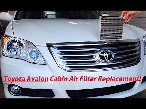 Toyota Avalon Cabin Air Filter Replacement 2005-2012 Model Avalon