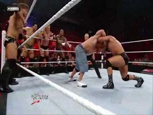 John Cena vs. The Nexus (6 on 1 Handicap Match) (RAW 07 12 2010) Part 1