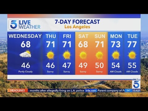 KTLA 5 News weather forecast - Tuesday Dec. 2, 2025