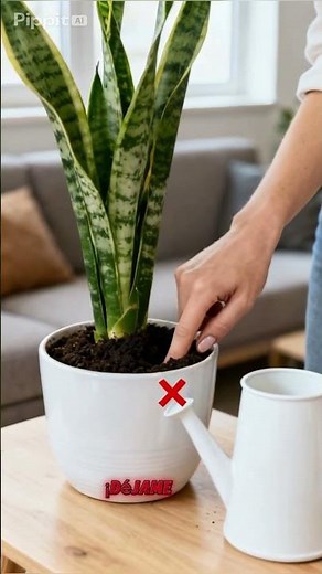 La lengua de suegra te habla: el error que la mata #huertoencasa #insecticida #planta #abeja #jardin