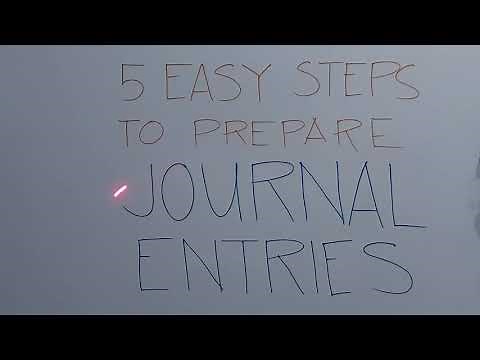 5 EASY Steps to Prepare Journal Entries (Tagalog)