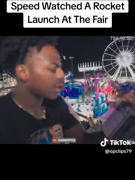 Speed's Reaction to a Rocket Launch at the Fair