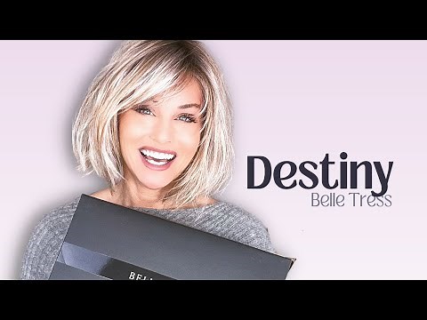 EARLY LOOK!! Belle Tress DESTINY Wig Review | UNBOXING & 2 COLORS! | A NEW & unique BOB!