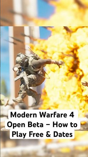 Modern Warfare 4 Open Beta – How to Play Free & Dates #callofduty #mw4 #modernwarfare4 #gameplay