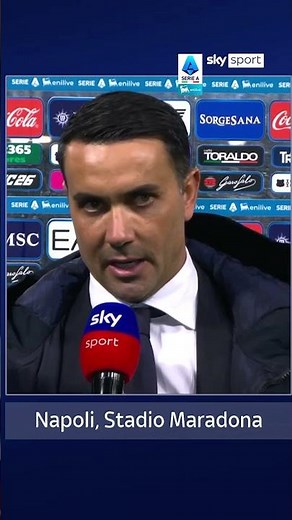 Napoli-Atalanta, l'emozione nel pre partita di Palladino