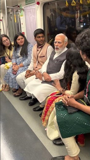 PM Modi makes a special request to fellow commuters on board the Mumbai Metro