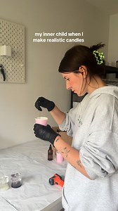 78K views · 1.3K reactions | I am so happy to say that even after so many years, I still enjoy the process of creating realistic candles. Coming up with new ideas, testing colours and fragrances ❤️殺 I feel like a little kid! So my inner child is happy! #candletok #candlemaking #handmadecandles #handmadegifts #uniquecandles | Handmade Candles | Facebook
