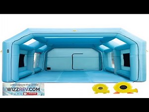 VEVOR Portable Inflatable Paint Booth 26x15x10ft Inflatable Spray Booth Car Paint Tent Review