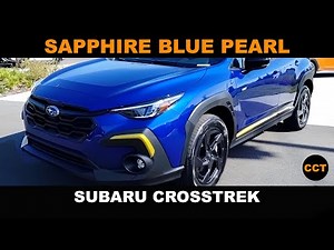 2024 Subaru Crosstrek - Sapphire Blue Pearl