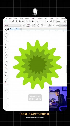49K views · 479 reactions | CorelDraw Daily Tips | Use Convert to Curve. For more tips, please visit : @99creative.studio #coreldraw #coreldrawindonesia #coreldrawdesign #coreldrawtutorial #corel_draw #graphicdesigner #tipsdesain | 99 Creative Studio | Facebook