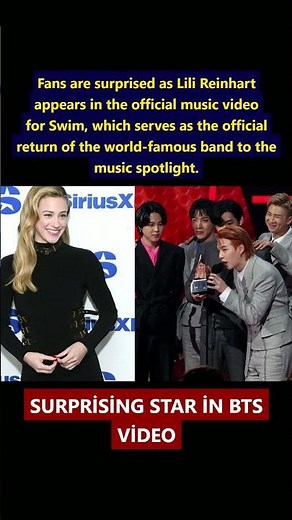 Reinhart Lili stars in the brand new BTS music video Swim marking their big return