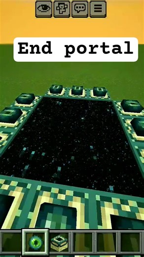 how to create ender portal in minecraft #minecraft #minecraftbuilds #gaming #shortvideo #viralvideo