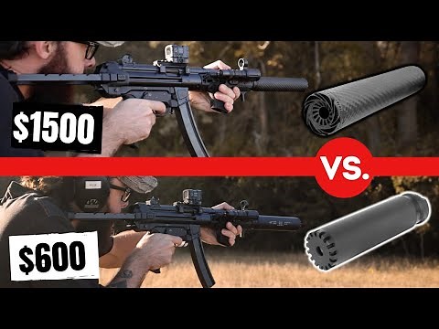 Cheap VS. Expensive 9mm Suppressor