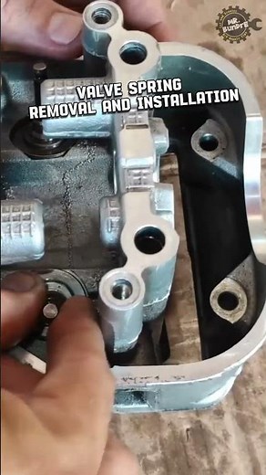 How To Replace Valve Seal Valve Spring Removal and Installation #shorts #automotive #mioi125 #valve