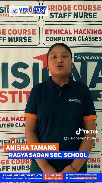 Anisha Tamang’s Smart Start: Bridge Course Computer Class 💡💻 ✨ From Pragya Sadan Secondary School to a dual journey of learning and growth — let’s welcome her with pride! #AnishaTamang #BridgeCourse2081 #ComputerClassNepal #VisionaryBridgeCourse #PragyaSadanSchool #NewJourney #TechReady #StudentSpotlight #GirlsInTech #NepaliStudents #DigitalLearning #BridgeToSuccess #LearningNeverStops #EducationFirst #NepalEducation #EmpoweredYouth #FutureCoder #KnowledgeMatters #InspirationNepal #YouthWithVi