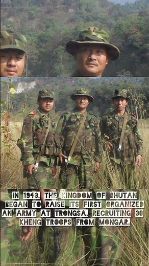 first Bhutanese army.#first #army #bhutan In 1943, the Kingdom of Bhutan began to raise its first ar