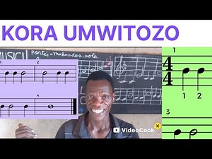 Umwitozo wagufasha gusoma amanota #music