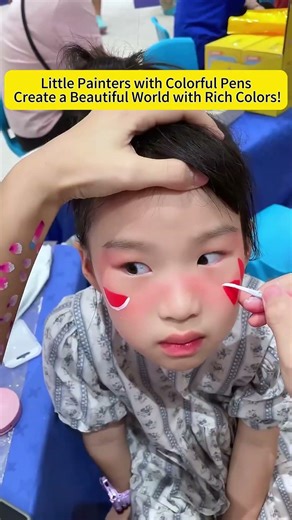 🌸Beautiful face painting tutorial #art #painting #face painting #face art (1)
